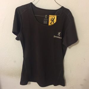 Dark brown, large Browning t-shirt